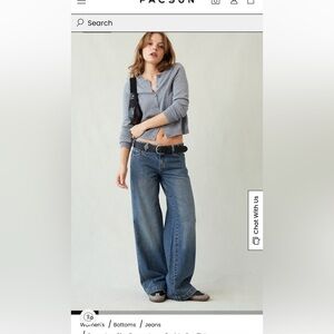 PacSun Women's low rise Blue Jeans